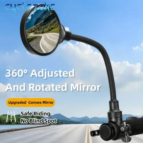 Bicycle safety rearview mirror