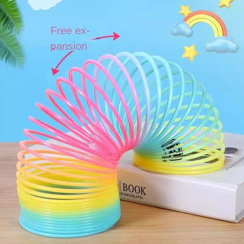 Children's toy elastic rainbow circle（5 pics)