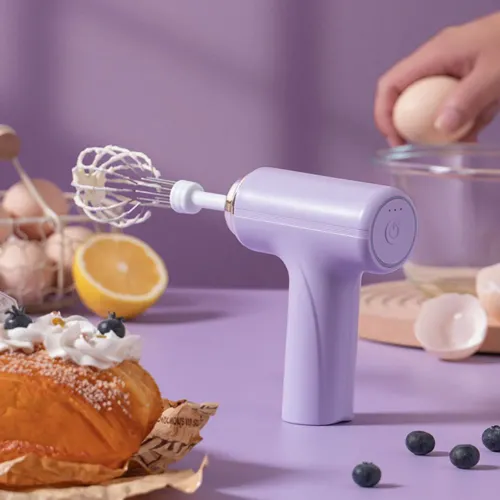 Electric mixer, rechargeable, handheld, cordless mixer for home use, electric mixer for baking butter, handheld mixer for cakes.