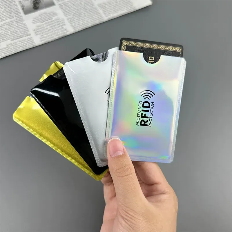 8 pieces RFID Blocking Sleeves – Protect Your Cards from Electronic Theft