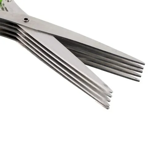 5-Blade Shredding Scissors, Multi-Layer Stainless Steel Shears for Paper, Herbs, Office