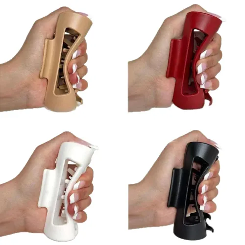 Cozy Squishy Soft Silicone Clip Non Slip Durable Hair Claw Hairgrips for Women Break Resistant Hair Clamp