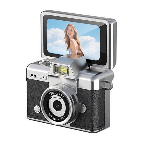 Pocket-Sized Cool! Mini DSLR Keychain - Press the Button to Hear the Snap!