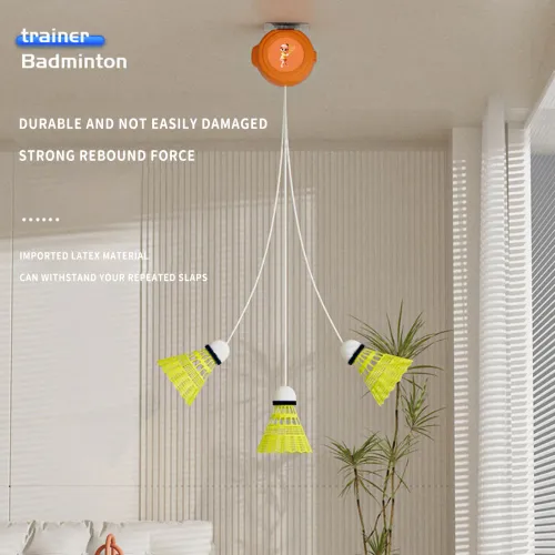 3-Pack Single-Player Badminton Trainer Self
