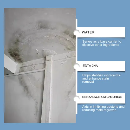 Wall Stain Remover Wall Cleaner & Mold Remover Safe & Gentle on Walls Daily Household Bathroom Cleaner
