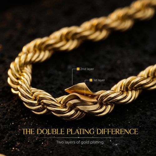 💗Limit of 3 orders per person 14K Gold-Plated Necklace👔