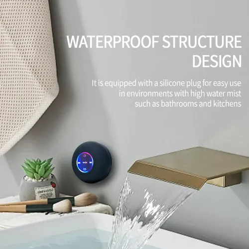 Waterproof Bluetooth Speaker Wireless Speaker With Suction Grip