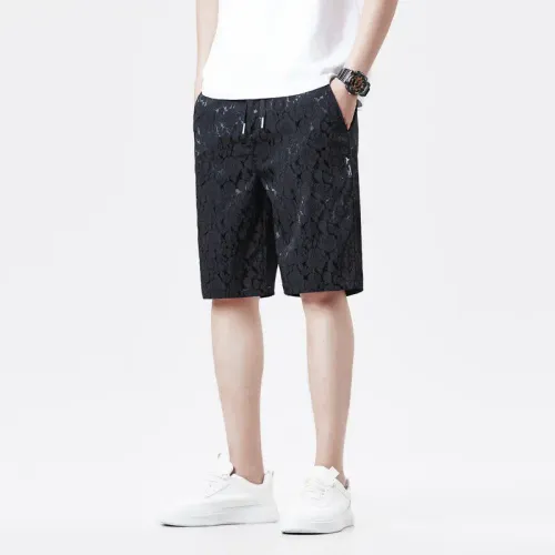 Men's Summer Thin Ice Silk Cool Quick Dry Loose Casual Beach Straight Leg Pants Sport