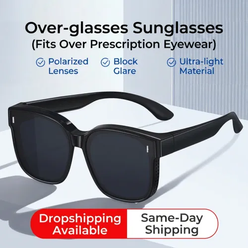 Over-Prescription Sunglasses Fit Over Glasses Comfortable Uv400 Glasses For Cycling Driving Fishing Daily Use