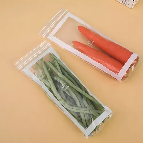 100pcs Long Strip PE Material Sealed Fresh Keeping Bags ,Fruits Vegetables Meat Grains Special Sealed Fresh Keeping Bags