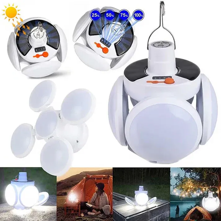 ☀️⚡50% OFF! 🔋🔥Multifunctional and foldable solar lamp in the shape of a football