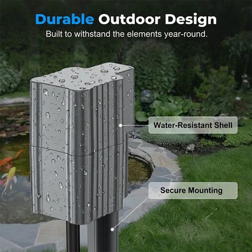 Solar-Powered Pond Aerator—solar-driven, no wiring required. It boosts oxygen levels for fish and aquatic plants, purifies the water, and brings your pond to life!