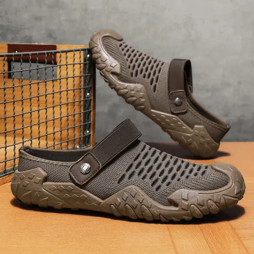 Men's casual shoes, mesh breathable and non slip sandals