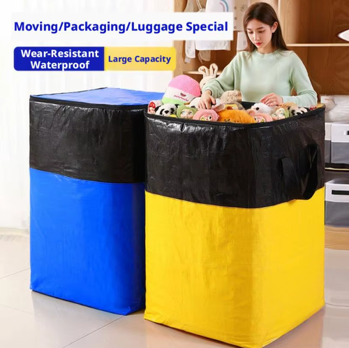 Large Capacity Moving Storage Bag Waterproof Wear Resistant Clothes Organizer Bedding