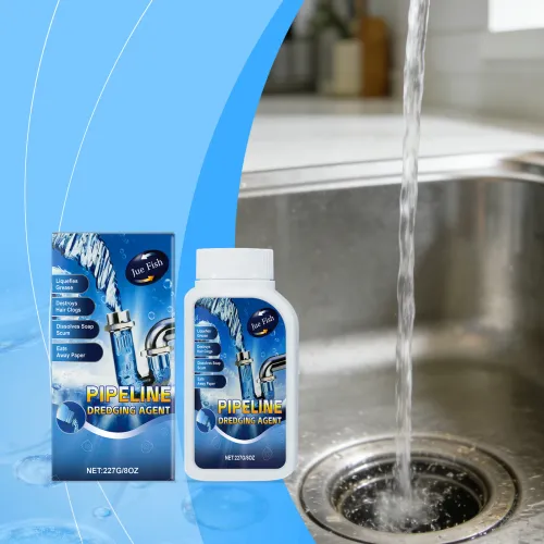 Pipe Unclogging Agent, Kitchen Toilet Bathroom Sink Drain, Dissolves Grease and Hair, Unclogs Blocked Drains