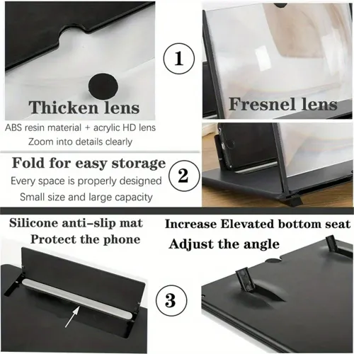 Best Sellers 10 inch HD Mobile Phone Screen Magnifier With Phone Holders