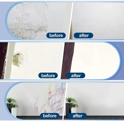 Wall Mending Agent Wall Repair Cream with Scraper Strong Adhesion Mouldproof Water Proof Paint for Wall White Wall Restore Kit