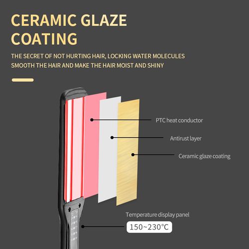 Kemei infrared hair straightener