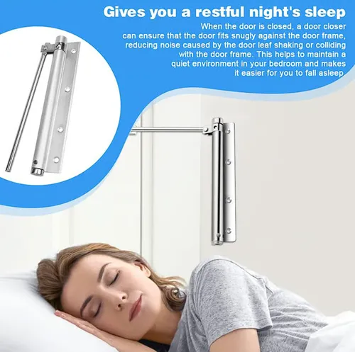 2PCS Automatic Door Self-Closing Hinge