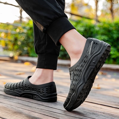 Summer Men Sandals Light EVA Men's Casual Shoes Hole Shoes ClogsHome Garden Outdoor Male Beach Flat Slippers