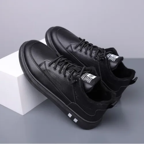 Men's 2026 new autumn casual shoes waterproof black lace up versatile trendy men's board shoes men's shoes