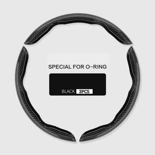 Universal Laser Carbon Fiber Pattern Steering Wheel Cover