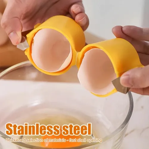 3PCS Kitchen Egg Shell Opener Portable Egg Opening Machine Quick Egg Beater Kitchen Egg Sheller
