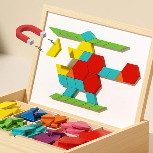🔥Gift Recommendation: 50% off! 🎉 138 pieces magnetic wooden puzzle game, available in various styles.