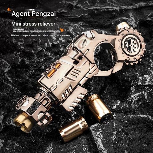 Cool alloy Fidget toy fun EDC Fidget slider stress reducing shooting toy ADHD anti anxiety toy multifunctional tool