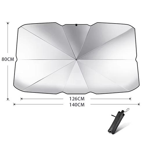Universal Foldable Car Windshield Sunshade Front Window Sun Protection for SUV Sedan and Van Summer Heat Shield Auto Sun Visor