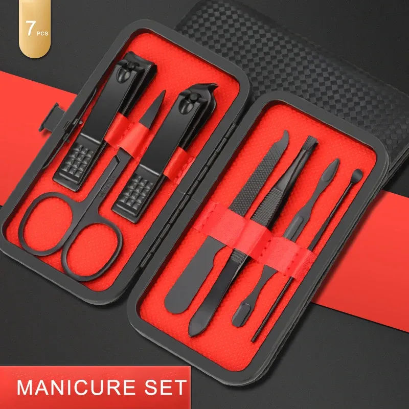 24pcs in 1 Professional Manicure & Pedicure Set - Travel-Ready Nail Care, Precision Clippers & Cutters, No Pow