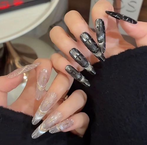 Holy Light Oracle Handmade Press-on Nails