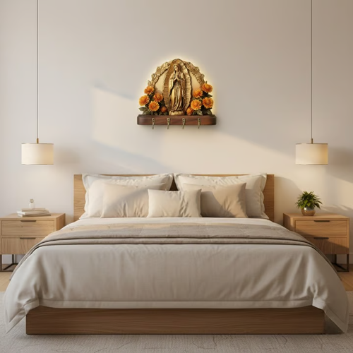 Our Lady of Perpetual Help Wall Key Holder