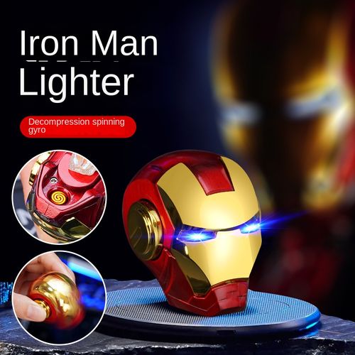 Iron Man Windproof Rechargeable Lighter