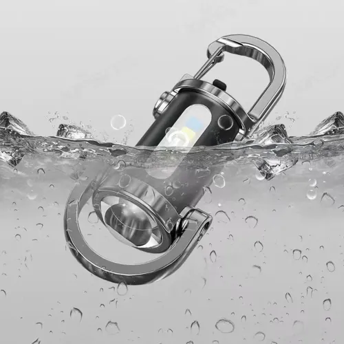 Mini USB Rechargeable LED Flashlight Keychain Portable Waterproof Pocket Lamp Keyring Hanging Light Outdoor Gear