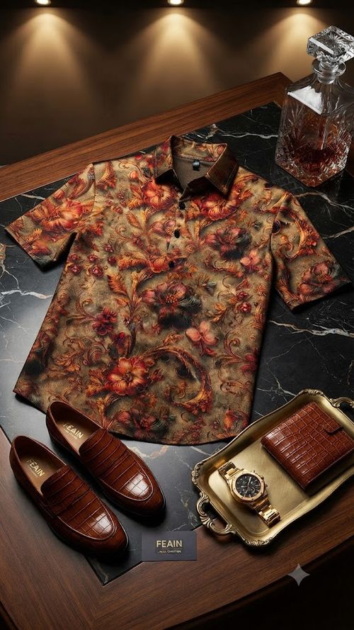 Silky Sateen Vintage-Style Shirt