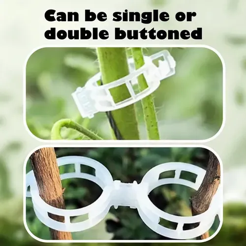 2026 Best-Seller: Pack of 100 Plant Support Clips for Securing Vines and Stems