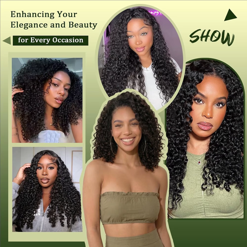 18-Inch Pre-Looped Curly Crochet Hair Extensions – Soft Natural-Looking Hair, 60g