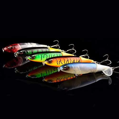 3pcs Whopper Plopper Minnow Fishing Lure 13g Crankbaits Fishing Artificial Hard Bait Wobbler Rotating Tail Fishing Tackle