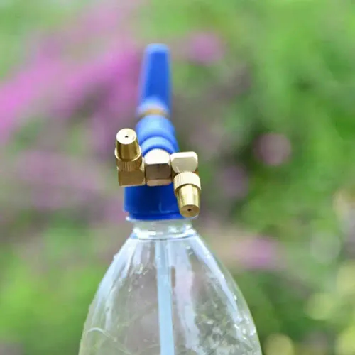 High Pressure Air Pump Garden Manual Sprayer Adjustable Drink Bottle Spray Head Nozzle Adjustable Beverage Bottle Sprayer