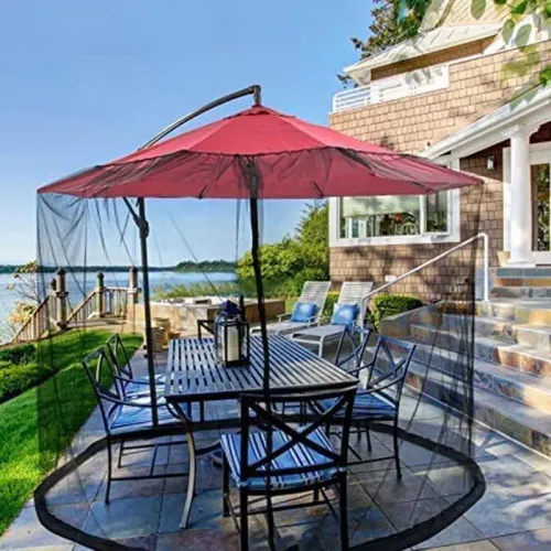 Outdoor garden, terrace, sunshade, mosquito net, rain shelter, tent, adjustable rope
