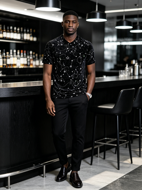 Advanced men's short sleeved shirt