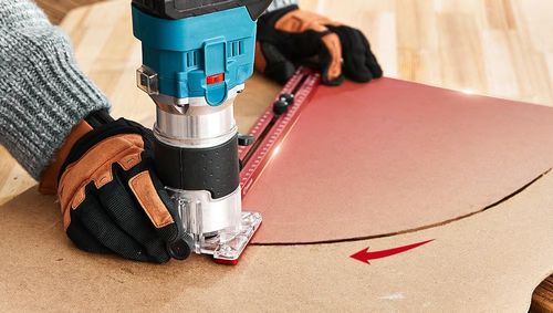 Trimming machine auxiliary circular hole punching machine