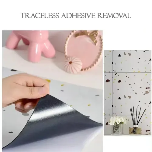 10PCS 30cm*60cm Marble Imitation Ceramic Tile Wall Sticker PVC Waterproof Oil-proof Moisture-proof