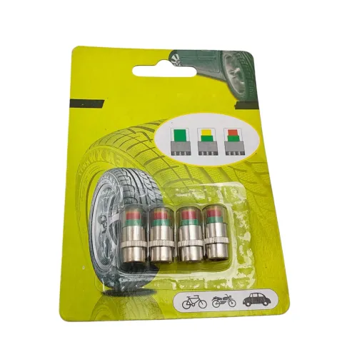 8pcs Car Tire Pressure Indicator Tire Pressure Gauge Indicator Alert Monitoring Valve Cap Sensor External Valve Detection