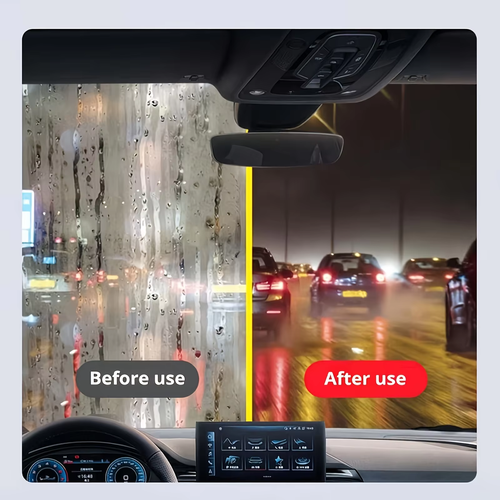 Car Glass Cleaner Cleaning Agent Powerful Windshield Cleaner Car Glass Sponge Cleaning Brush Water Spots Stain Auto Removal Oil