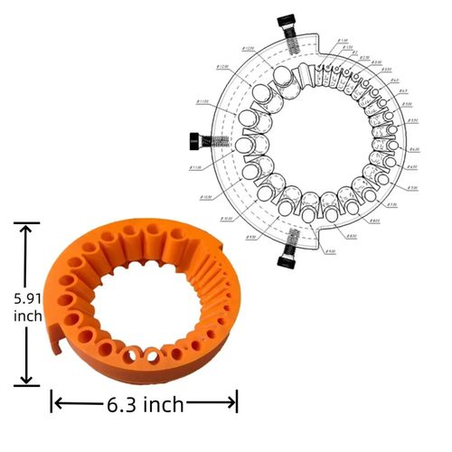 2-13mm Drill Bit Sharpener Grinder Multi-specification Power Drill Bit Grinding Portable Drill Power Abrasive Tools for Grinding
