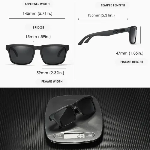 2026 Polarized Sunglasses for Men Women Fashion Unisex Brand Trendy Outdoor Eyewear For Couple Mirror red lens