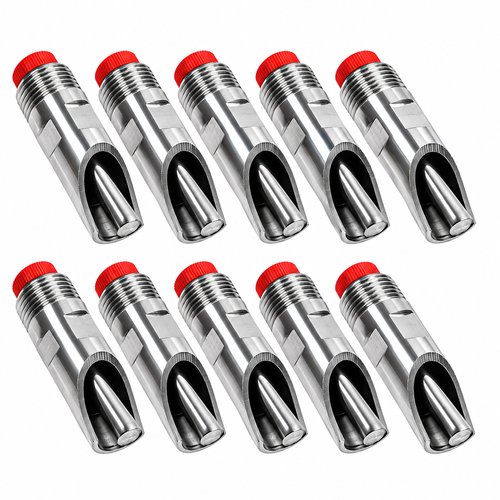 10Pcs Heavy Duty Stainless Steel Automatic Pig Waterer Livestock Drinking Feeder Farm Animal Supplies Poultry Cattle Sheep