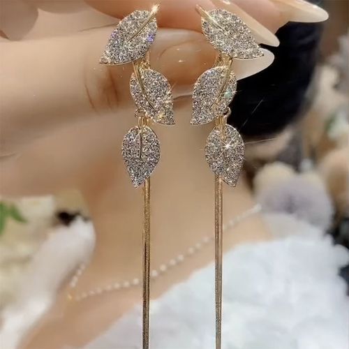 Ethereal Foliate Cascade Earrings